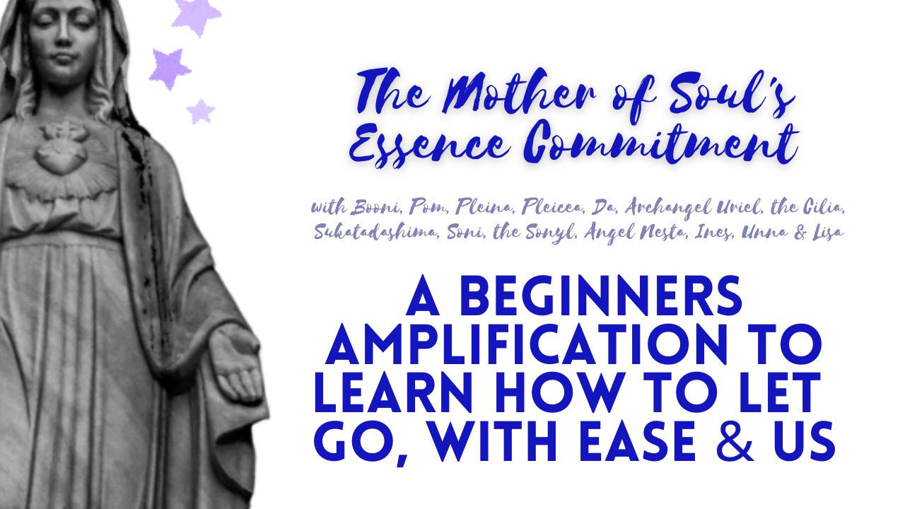 The Mother of Soul's Essence Commitment: A Beginners Amplification to Learn How to Let Go, with Ease & Us